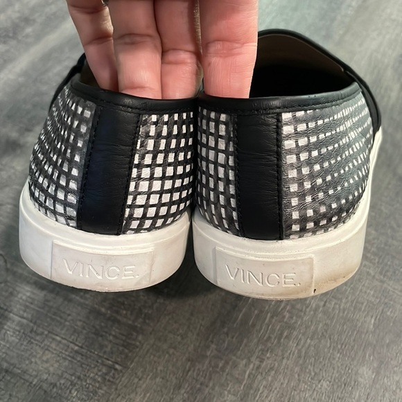 Vince Blair Check Slip On Sneakers - Picture 4 of 9